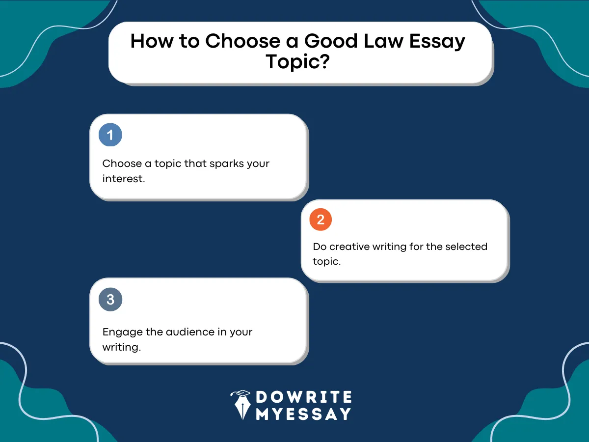 steps on How to Choose a Good Law Essay Topic