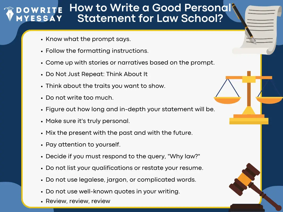 How to Write a Good Personal Statement for Law School