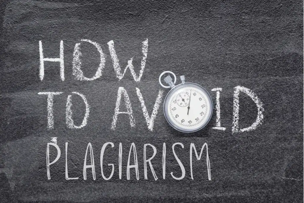 how to avoid plagiarism